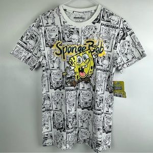 Men’s short sleeve SpongeBob tee by Nickelodeon.  Size Small.  New‎ with …